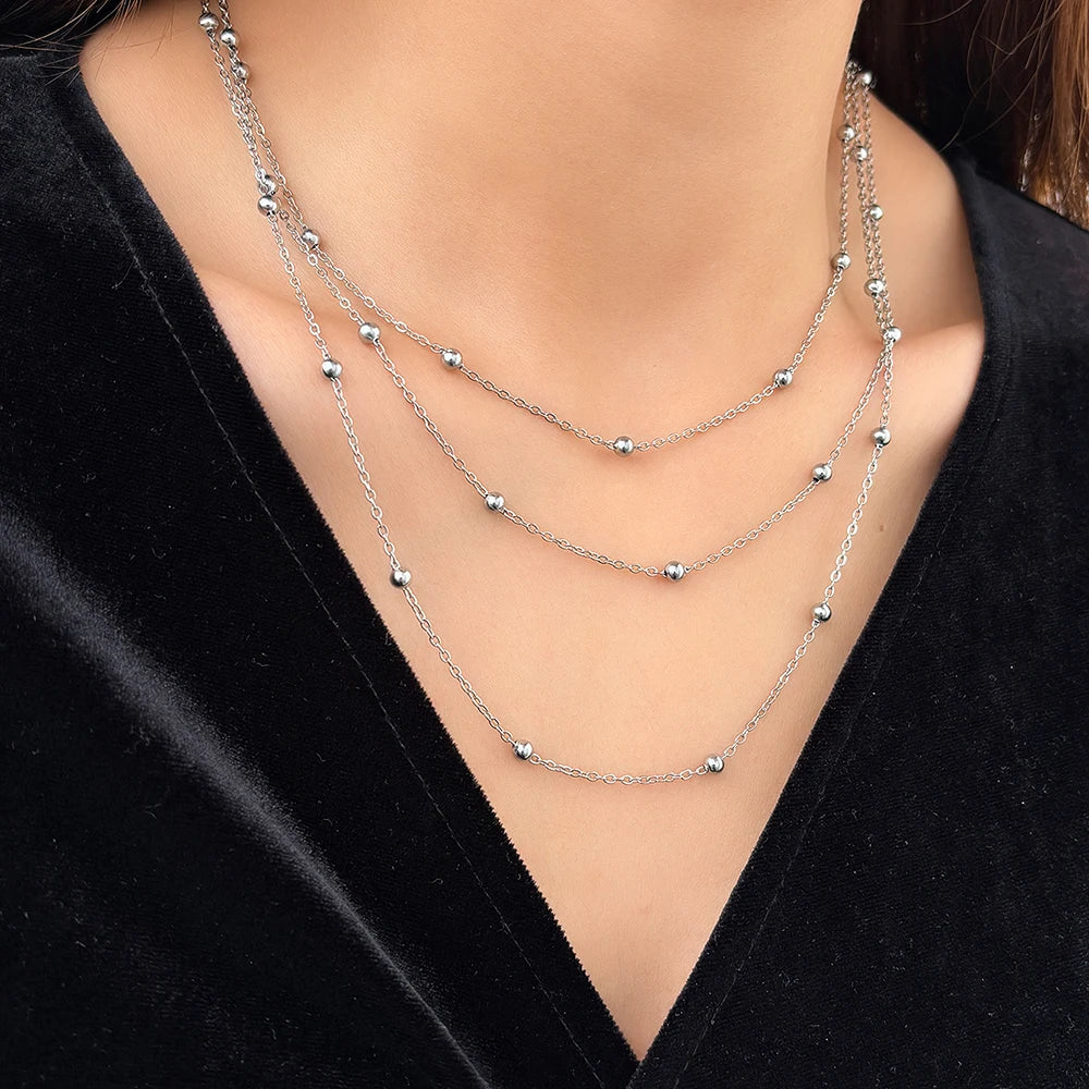 steel necklace
